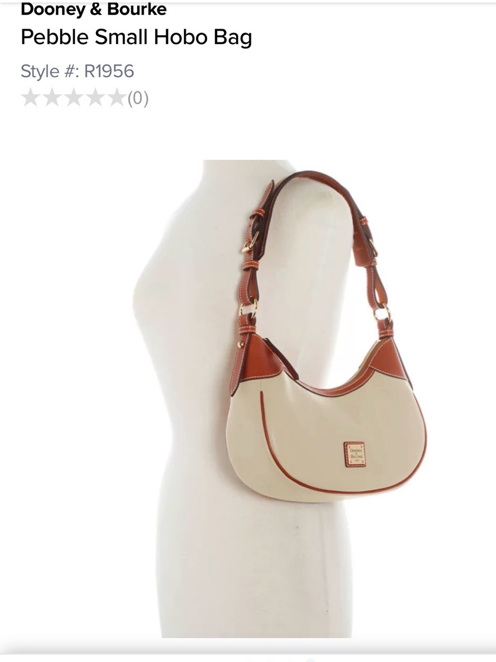 Dooney & Bourke Pebble Grain Small Hobo Shoulder Bag - Olive - Picture 12 of 12